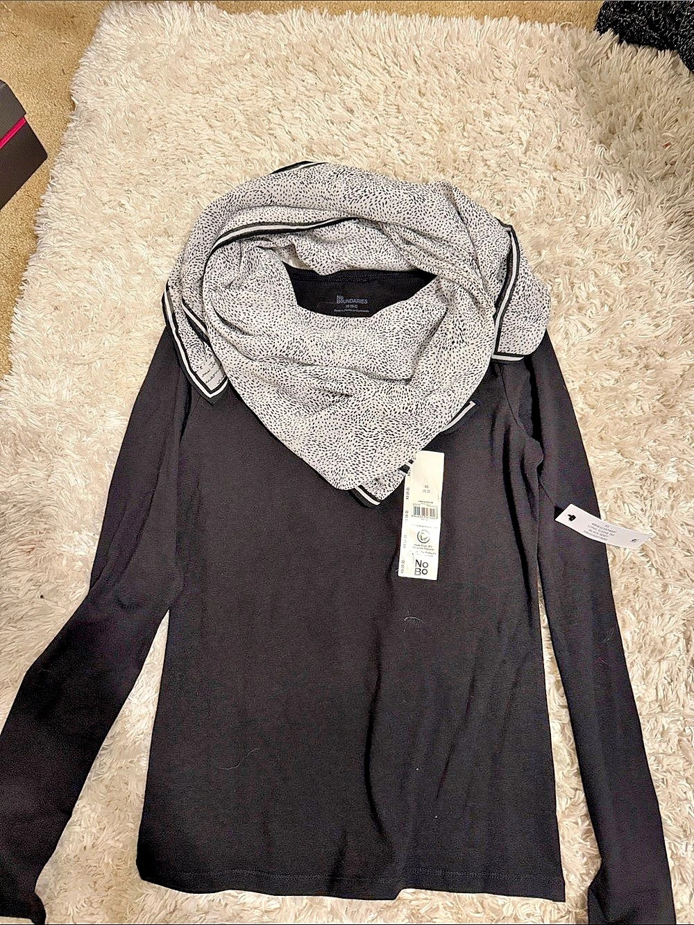 No Boundaries Animal Print Cowl Neck Tunic Size XL NWT